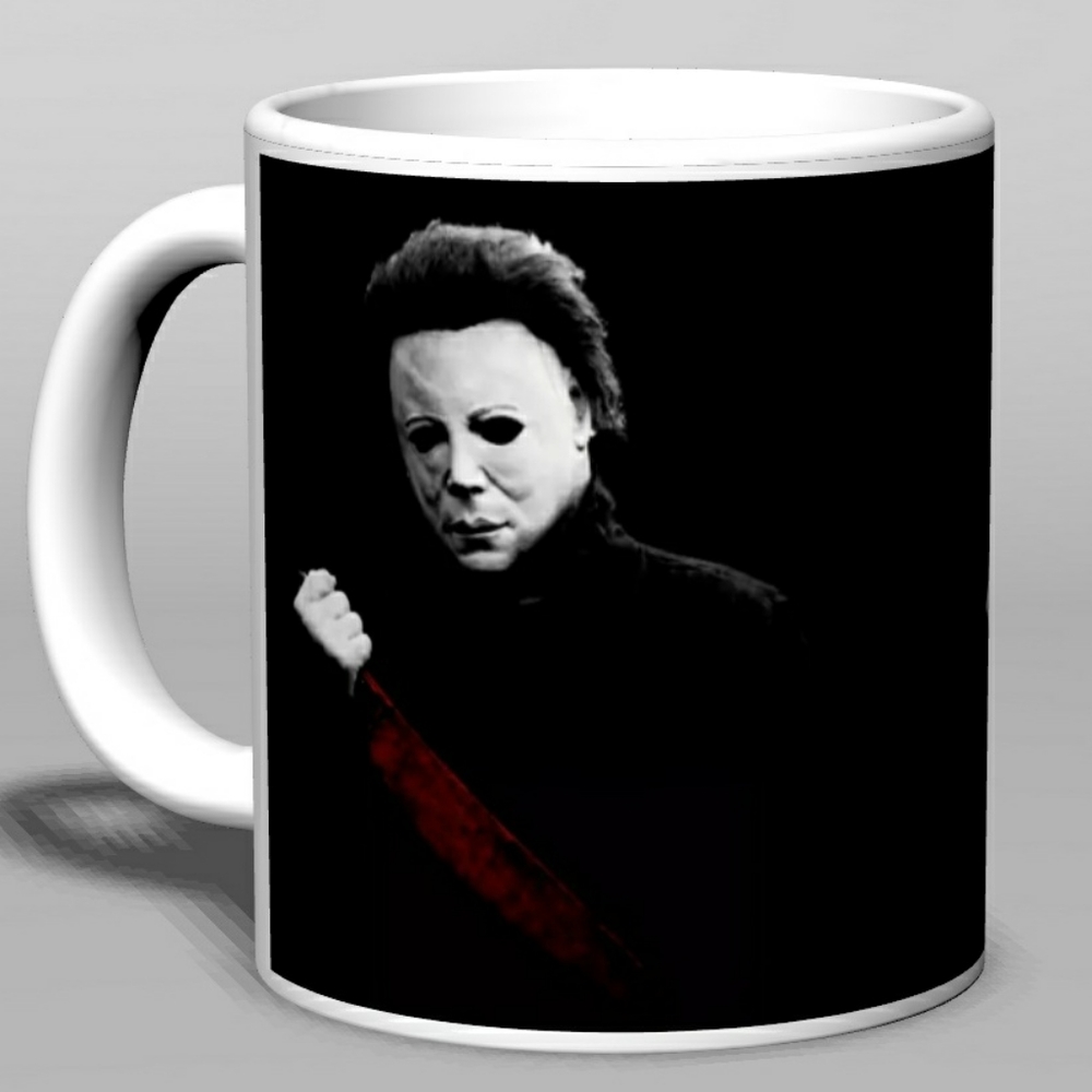 Micheal Myers coffee cup mug